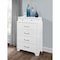 Global Furniture Usa Transitional Glam  Jordyn White Chest 1184 - alternate 3